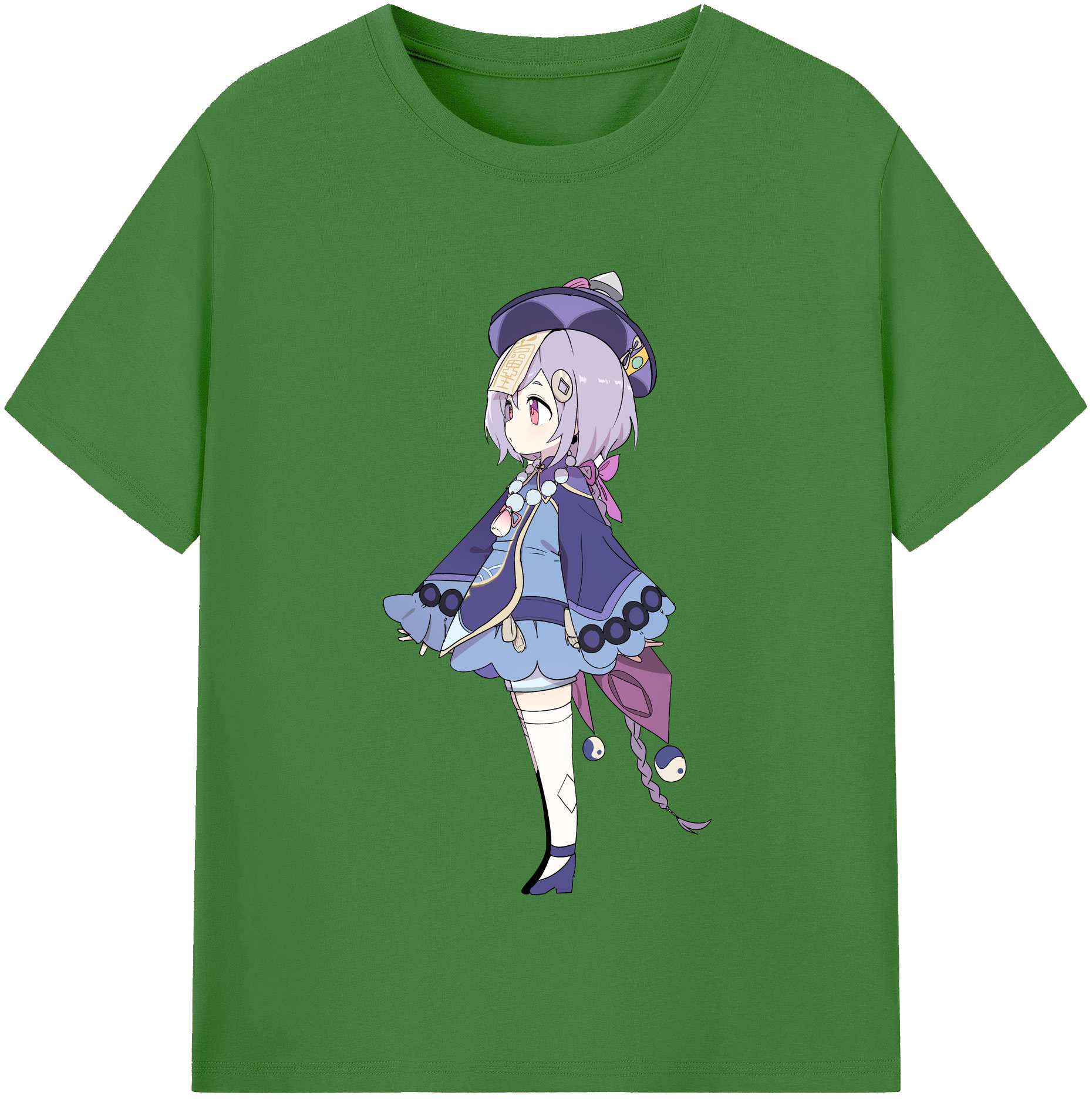 げんし神 七七 なな  genshin Nana レディースカジュアルプリントTシャツ（綿100％）